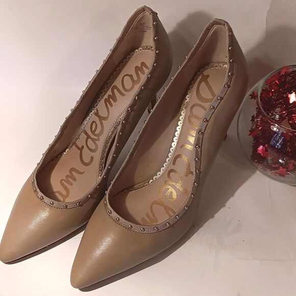 Sam Edelman Tiana Heels. Classic, Taupe , Soft Girl - Picture 4 of 10